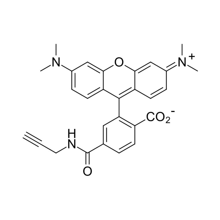 Chemical Structure - TAMRA alkyne, 6-isomer (A270316) - Antibodies.com