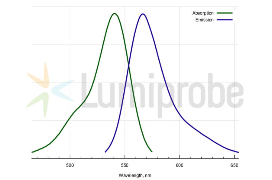 Fluorescence Spectra - TAMRA amine, 5-isomer (A270317) - Antibodies.com