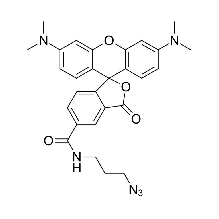 Chemical Structure - TAMRA azide, 5-isomer (A270319) - Antibodies.com