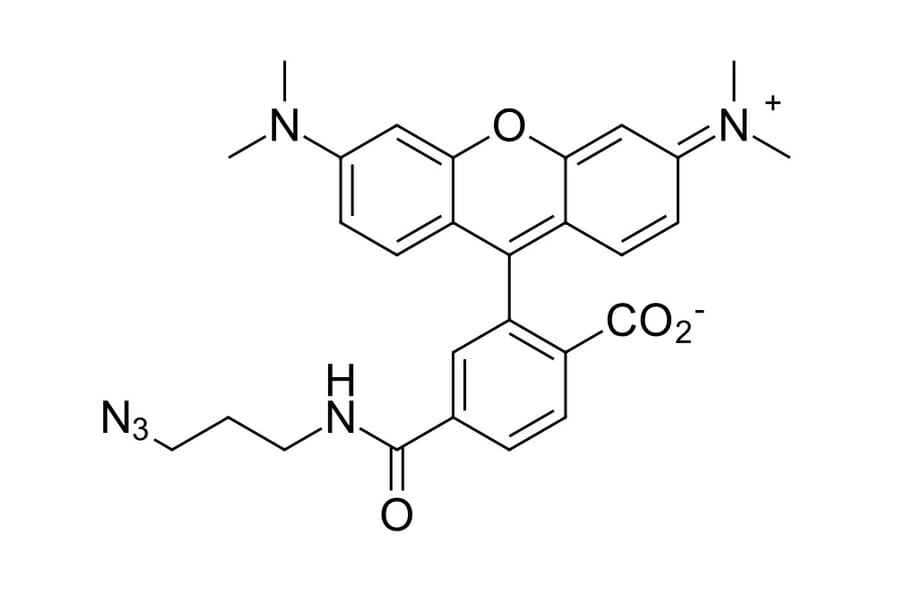Chemical Structure - TAMRA azide, 6-isomer (A270320) - Antibodies.com