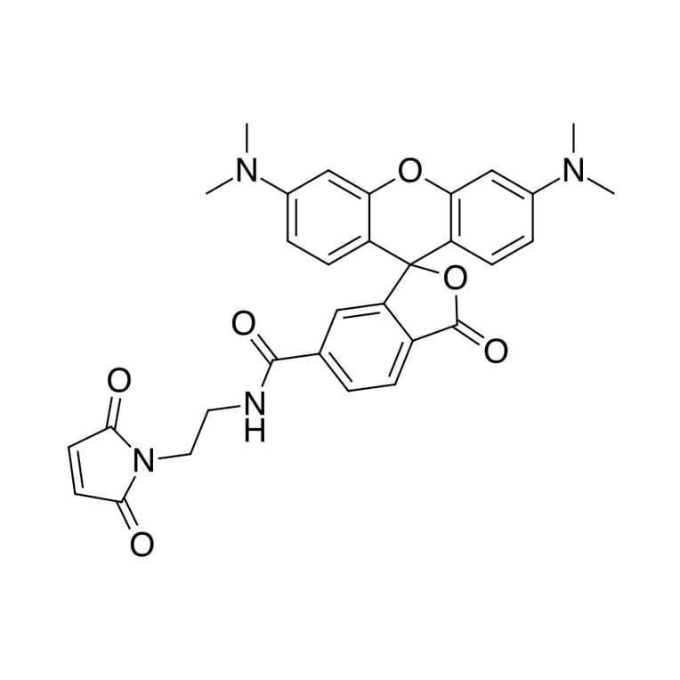 Chemical Structure - TAMRA maleimide, 6-isomer (A270323) - Antibodies.com