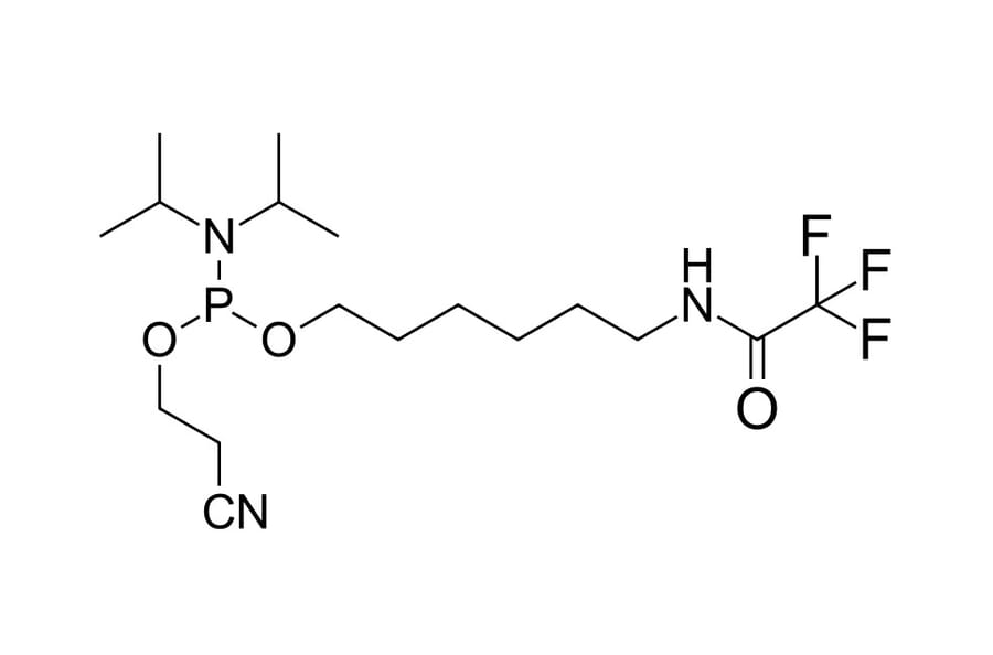 Chemical Structure - TFA-aminolinker C6 phosphoramidite (A270326) - Antibodies.com