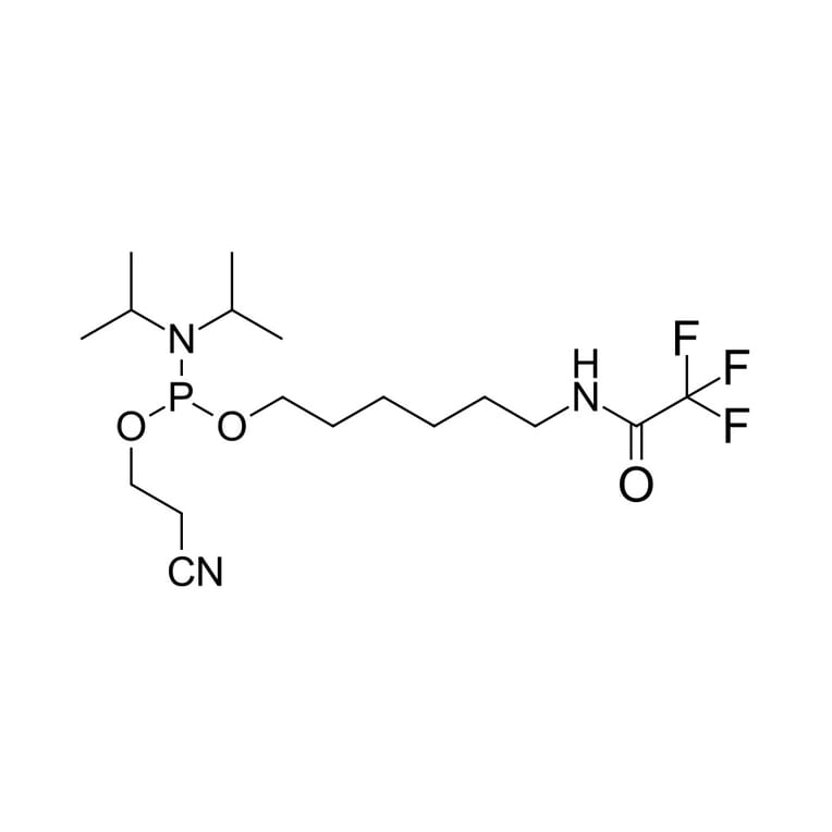 Chemical Structure - TFA-aminolinker C6 phosphoramidite (A270326) - Antibodies.com