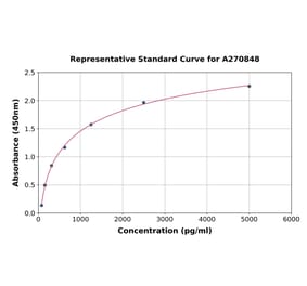 Standard Curve - Human SMURF1 ELISA Kit (A270848) - Antibodies.com