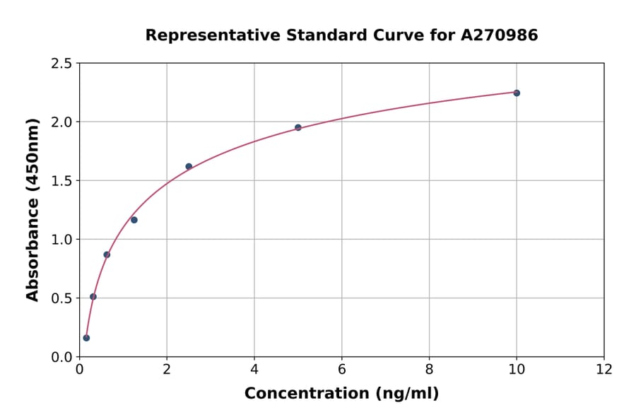 Standard Curve - Rat PIM1 ELISA Kit (A270986) - Antibodies.com