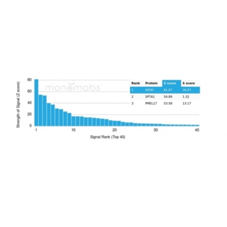 Protein Array - Anti-Apolipoprotein D Antibody [APOD/3415] (A277655) - Antibodies.com