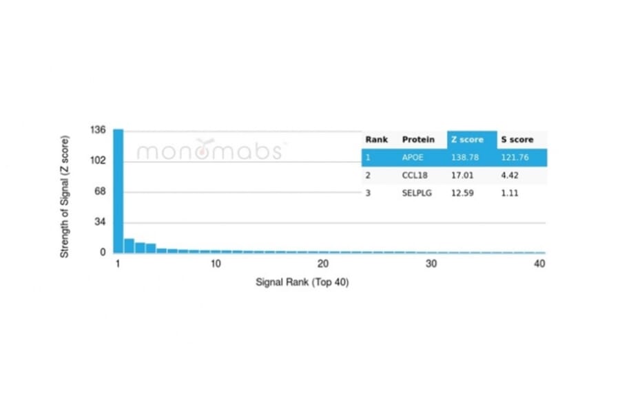 Protein Array - Anti-Apolipoprotein E Antibody [APOE/3671] (A277658) - Antibodies.com