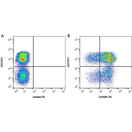 Flow Cytometry - Anti-CD45RC Antibody [3a56] (PE) (A279274) - Antibodies.com