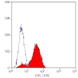 Flow Cytometry - Anti-Integrin alpha 4 / CD49D Antibody [44H6] (A279319) - Antibodies.com
