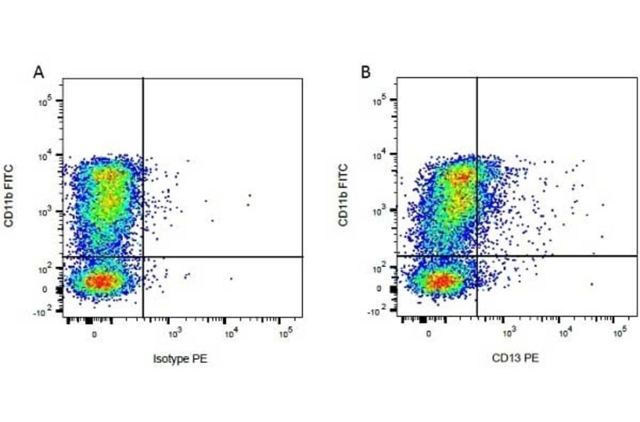 Flow Cytometry - Anti-CD11b Antibody [CC126] (FITC) (A280001) - Antibodies.com