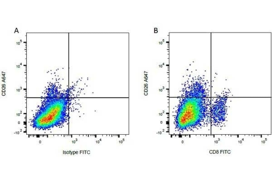 Flow Cytometry - Anti-CD8 Antibody [CC63] (FITC) (A280057) - Antibodies.com
