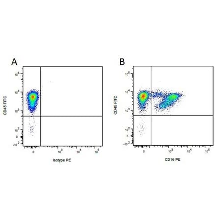 Flow Cytometry - Anti-CD16 Antibody [G7] (PE) (A280499) - Antibodies.com