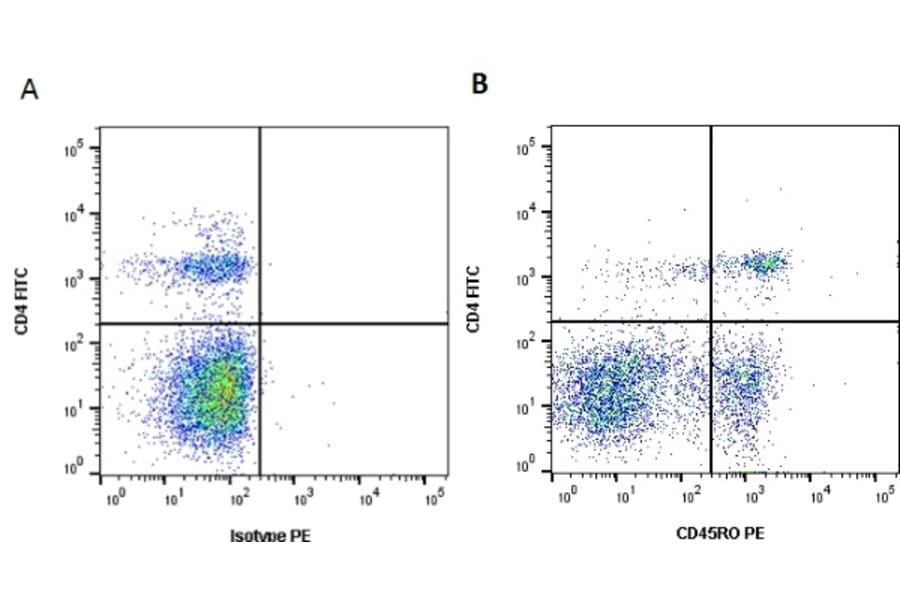 Flow Cytometry - Anti-CD45RO Antibody [IL-A116] (PE) (A280712) - Antibodies.com