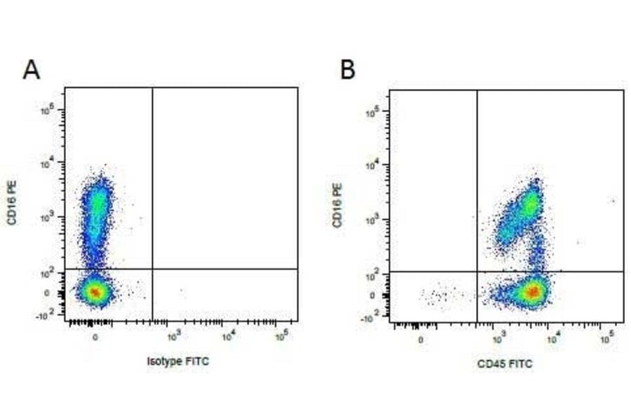 Flow Cytometry - Anti-CD45 Antibody [K252.1E4] (FITC) (A280792) - Antibodies.com