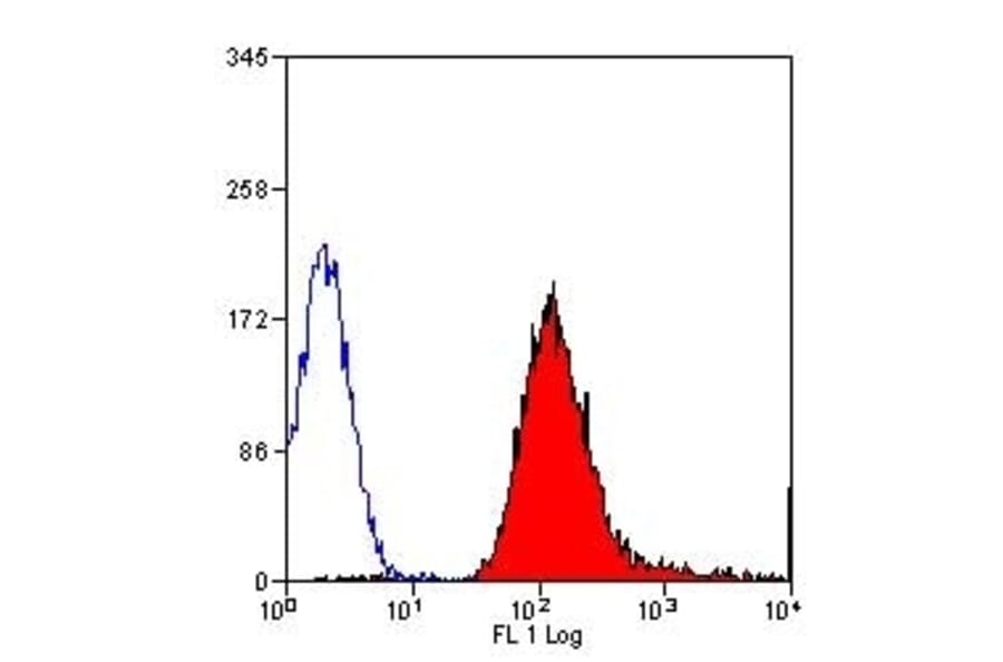 Flow Cytometry - Anti-MHC Class I RT1Ac Antibody [OX-27] (FITC) (A281428) - Antibodies.com