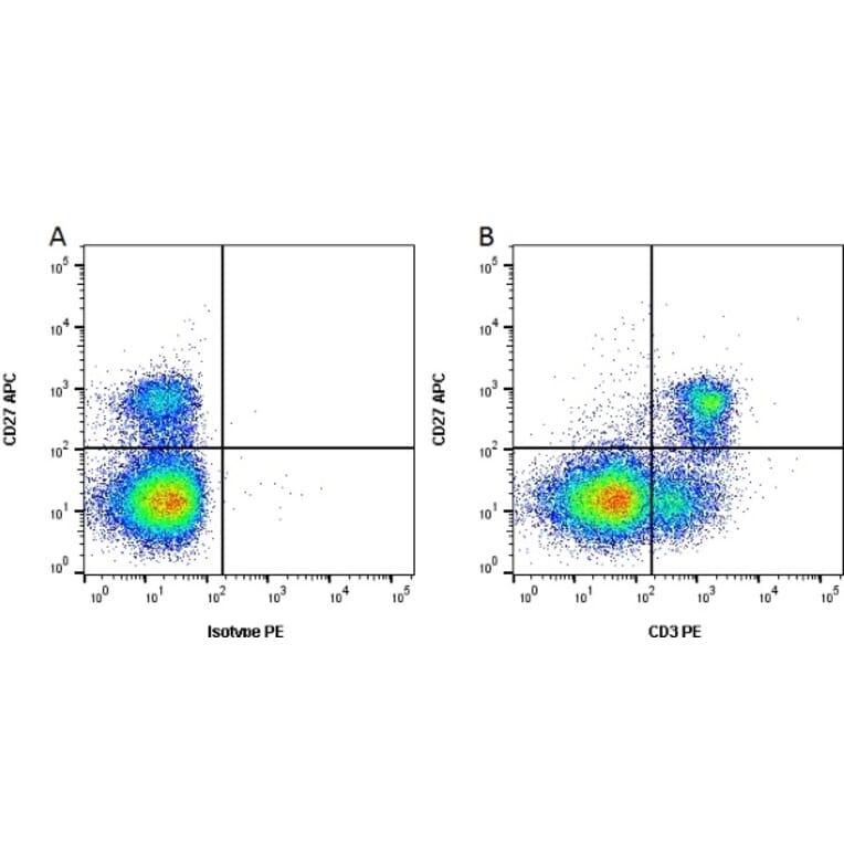 Flow Cytometry - Anti-CD3 epsilon Antibody [PPT3] (PE) (A281590) - Antibodies.com