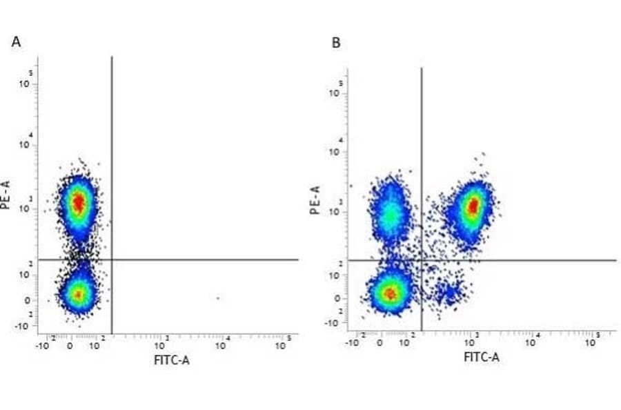 Flow Cytometry - Anti-CD4 Antibody [RPA-T4] (FITC) (A281704) - Antibodies.com