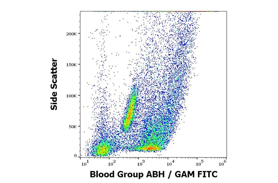 Flow Cytometry - Anti-Blood Group A, B, and H Antigens Antibody [HE-10] (A285801) - Antibodies.com