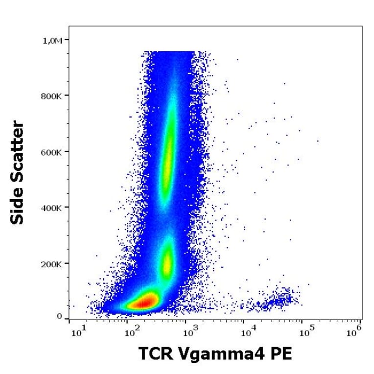 Flow Cytometry - Anti-TCR V gamma 4 Antibody [4A11.904] (PE) (A285814) - Antibodies.com