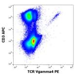 Flow Cytometry - Anti-TCR V gamma 4 Antibody [4A11.904] (PE) (A285812) - Antibodies.com