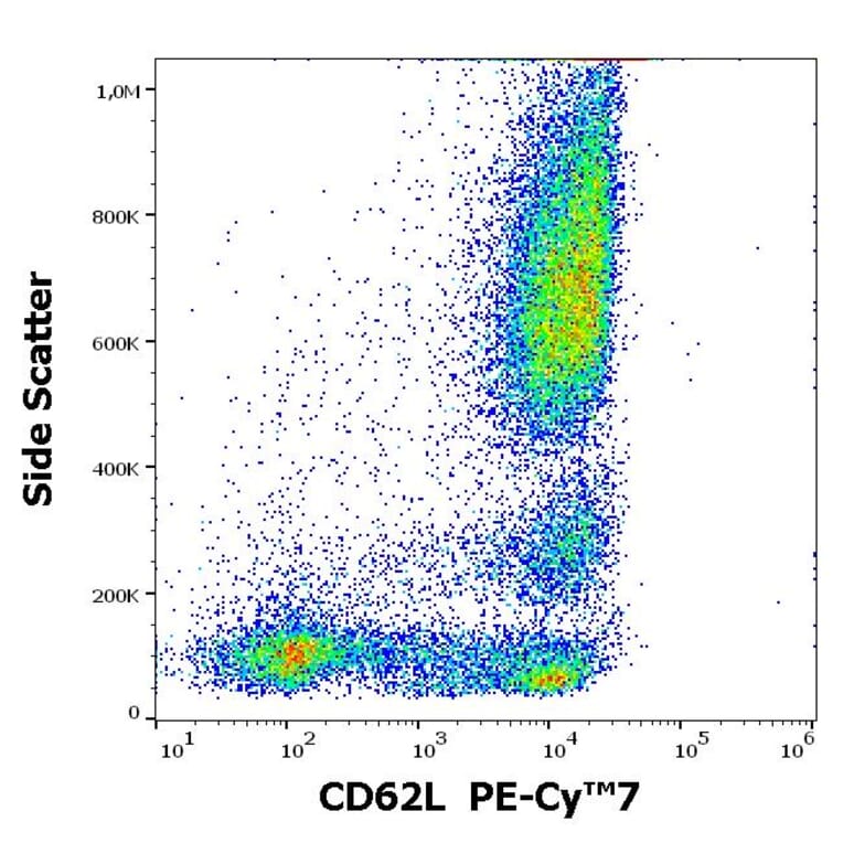 Flow Cytometry - Anti-CD62L Antibody [DREG56] (PE-Cyanine 7) (A285814) - Antibodies.com