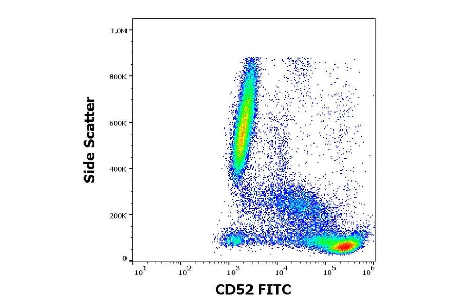 Flow Cytometry - Anti-CD52 Antibody [4C8] (FITC) (A285837) - Antibodies.com
