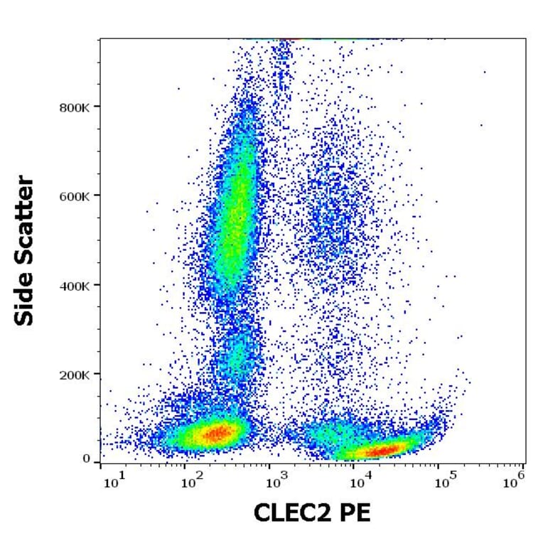 Flow Cytometry - Anti-CLEC2 Antibody [AYP1] (PE) (A285841) - Antibodies.com