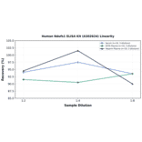 Linearity - Human Ndufs1 ELISA Kit (A302624) - Antibodies.com