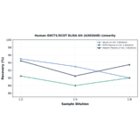 Linearity - Human OXCT1/SCOT ELISA Kit (A302648) - Antibodies.com