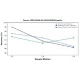 Linearity - Human PER3 ELISA Kit (A302661) - Antibodies.com