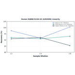 Linearity - Human RAB8B ELISA Kit (A302696) - Antibodies.com