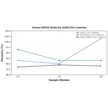 Linearity - Human RPS24 ELISA Kit (A302724) - Antibodies.com