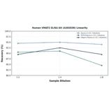 Linearity - Human VMAT2 ELISA Kit (A302830) - Antibodies.com