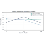 Linearity - Human PNPLA2 ELISA Kit (A302912) - Antibodies.com
