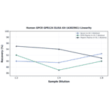 Linearity - Human GPCR GPR124 ELISA Kit (A302961) - Antibodies.com
