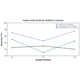 Linearity - Human LYVE1 ELISA Kit (A302971) - Antibodies.com