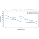 Linearity - Human Anti-Acetylated Lysin Antibodies ELISA Kit (A303162) - Antibodies.com