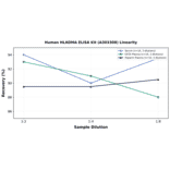 Linearity - Human HLADMA ELISA Kit (A303308) - Antibodies.com