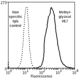 Flow Cytometry - Anti-Methylglyoxal Antibody [9E7] (A304733) - Antibodies.com