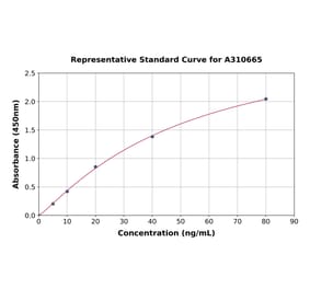 Standard Curve - Human PAFAH2 ELISA Kit (A310665) - Antibodies.com