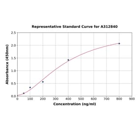 Standard Curve - Human Neurogranin ELISA Kit (A312840) - Antibodies.com