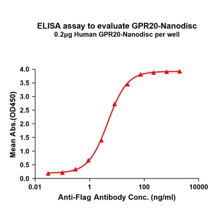 ELISA - Synthetic Nanodisc Human GPCR GPR20 Protein (A317321) - Antibodies.com