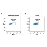 Flow Cytometry - Anti-GITR Antibody [DM78] - BSA and Azide free (A317382) - Antibodies.com