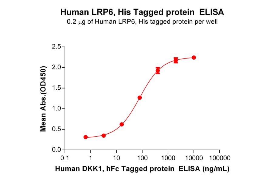 ELISA - Recombinant Human LRP6 Protein (6×His Tag) (A317780) - Antibodies.com
