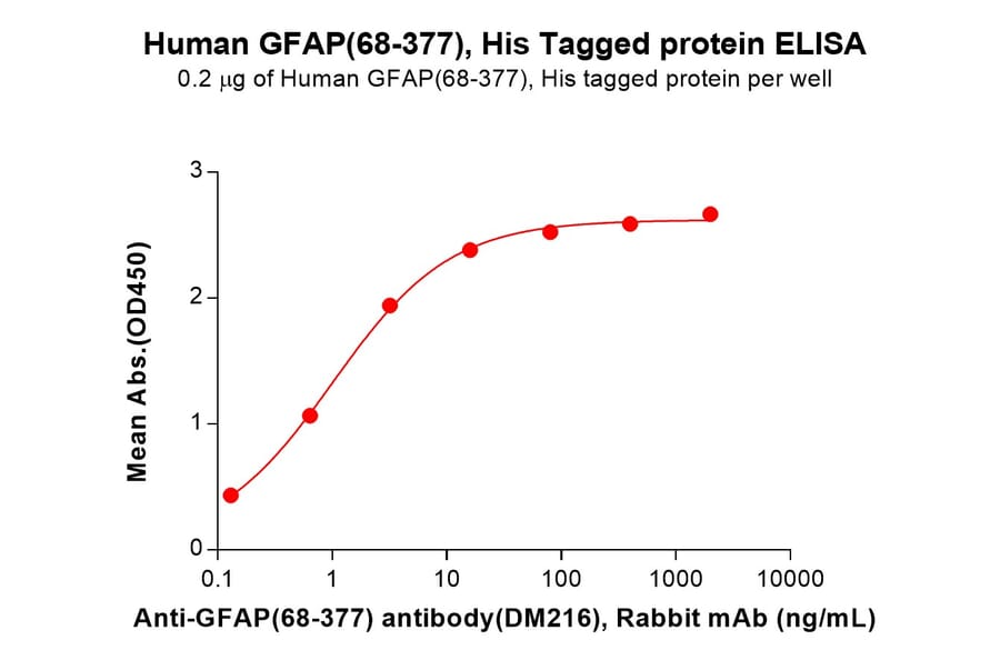 ELISA - Recombinant Human GFAP Protein (6×His Tag) (A318077) - Antibodies.com