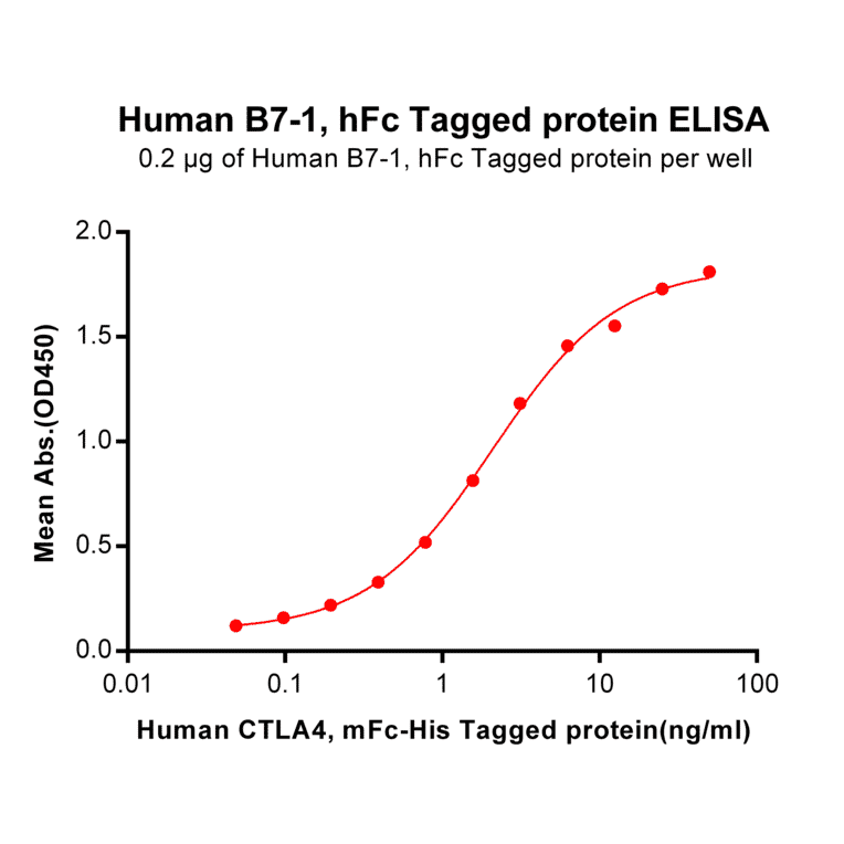 ELISA - Recombinant Human CD80 Protein (Fc Tag) (A318255) - Antibodies.com
