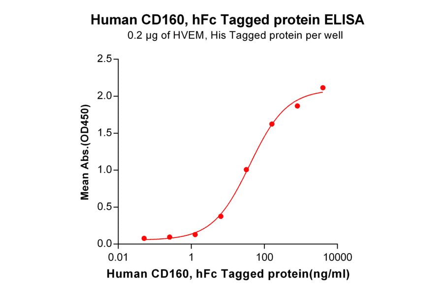 ELISA - Recombinant Human CD160 Protein (Fc Tag) (A318357) - Antibodies.com