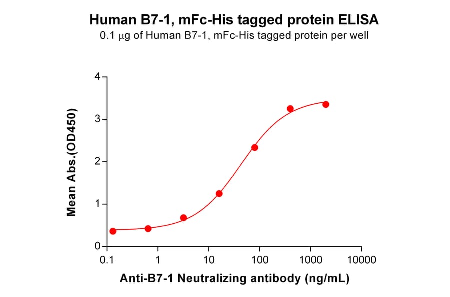 ELISA - Recombinant Human CD80 Protein (Fc Chimera 6xHis Tag) (A318363) - Antibodies.com