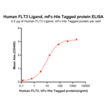 ELISA - Recombinant Human Flt3 Ligand/Flt3L Protein (Fc Chimera 6xHis Tag) (A318375) - Antibodies.com