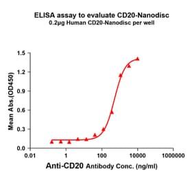 ELISA - Synthetic Nanodisc Human CD20 Protein (A318471) - Antibodies.com